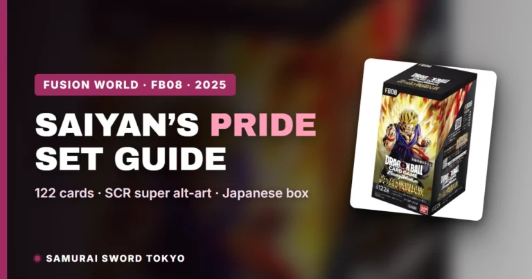 FB08 Saiyans Pride Japanese Dragon Ball Super Booster Box